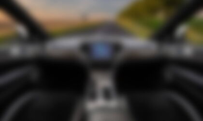 Vordere Sitzreihe einer Limousine